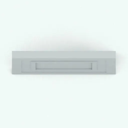Photo Frame Rvt File Two Toned Rectangular Revit Picture Frame | Blackbee3D