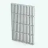 Vertical-Horizontal Partition Wall Revit Family in 3D and rendered without materials (ambient occlusion style) to showcase all the details better. Fully parametric and ideal for any type of project, whether interior or exterior, this Vertical-Horizontal Partition Wall Revit Family will make your renders stand out in just a few clicks.