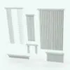Vertical Revit Blinds Family in different sizes and configurations to showcase its parametric flexibility. Open them, close the, change their angle, their dimensions and more to suit them to your project needs! Ideal for residential, office or hospitality settings, this Vertical Revit Blinds Family will transform your spaces in just a few clicks. Get it today and see for yourself.