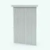 Vertical Revit Blinds Family in 3D and rendered without any materials (ambient occlusion style) to showcase the details and shapes better. This family is fully parametric, easy to use and ready to render. Just load it into your project, set the size and hit the render button for instant results. Ideal for adding a touch of livability to your renders, this Vertical Revit Blinds Family will elevate your renders to new heights in no time.