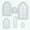 Gothic Revit Mirror Family in different sizes and configurations to showcase its parametric behavior. Ideal for hallways, living rooms, office settings or even commercial spaces, this Revit mirror family will elevate your 3D renderings immediately. Add this family to your cart today and see for yourself.
