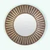 Radial Bars Revit Mirror Family rendered in copper and silver finishes. Ideal for modern interior design projects, this fully parametric mirror will make your interior renders look finished and more elegant. Get this Radial Bars Revit Mirror Family today and see for yourself.