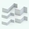 Multiple configurations of the Classic French Wall Molding Revit Family with Ornate Paneling, showcasing customizable panel layouts and decorative trim details. Ideal for living rooms, offices, hospitality settings and more, this line-based Revit family will take your renders to the next level. Don't wait any longer and get this wall molding Revit family today.