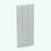 Wood Slats Partition Wall Revit Family in 3D and rendered in black and white (ambient occlusion style) to showcase all the details. This partition wall is the perfect solution to divide large spaces into smaller sections without compromising views or light transfer. Get this Wood Slats Partition Wall Revit Family now and see for yourself.