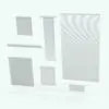 Wooden Revit Blinds Family in different sizes and configurations to showcase its parametric flexibility. Ideal for interior designs ranging from traditional to modern, this Revit blinds family will seamlessly adapt to your requirements in just a few clicks. With parameters to change the dimensions, the opening percentage, the angle of the slats and much more, this Wooden Revit Blinds Family will elevate your renders to new heights.