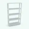 Wooden Boards Revit Bookshelf Family in 3D and rendered without any materials to show the shapes better. This family is fully parametric and it comes with the materials displayed on the main image of this product, so you just have to insert it into your Revit project, load the textures and hit the render button for instant results. Add this Wooden Boards Revit Bookshelf Family to your cart today and be part of the Blackbee3D family.