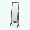 Wooden Cheval Revit Mirror Family rendered in 3D with a dark-colored wood finish. Ideal for mud rooms, hallways, bedrooms, bathrooms or even retail spaces, this Revit mirror family will make your renders stand out immediately. Get it now and see for yourself.