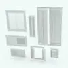 Wooden Revit window shutters in different sizes and configurations to show its parametric flexibility. Use them as single-pane or double-pane shutters for added versatility. Ideal for any type and size of project, this Revit window shutters family will certainly take your renders to the next level.