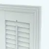 Wooden Revit Window Shutters Family detail to show the molding, the wands and the slats. This Revit family is fully parametric, easy to use and ready to render. Just load it into your project, set the size and the materials and hit the render button for instant results. Get this Wooden Revit Window Shutters Family and elevate your projects and 3D renderings to new heights.