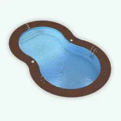 Ameba Swimming Pool Revit Family in 3D and rendered with a reddish stone frame and realistic water textures. This Revit family is fully parametric, easy to use and ready to render. Just load it into your project, load the provided textures (or use your own) and hit the render button for instant results. Don't wait any longer and add this Ameba Swimming Pool Revit Family to your assets today.