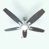 Big Light Ceiling Fan Revit Family in 3D and rendered with dark chocolate wood blades and metallic accents. Ideal for modern and contemporary interior design projects, this photorealistic-looking ceiling fan Revit family will make your spaces look finished and alive. Get it today and see for yourself.