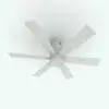 Sleek Modern Ceiling Fan Revit Family in 3D and rendered in black and white (ambient occlusion style) to show the details and shapes better. This family is fully parametric, easy to use and ready to render. Just load it into your project, select the materials (or use the default ones) and hit the render button for instant results. Ideal for living rooms, hallways, offices, industrial spaces and more, this Sleek Modern Ceiling Fan Revit Family will streamline your Revit workflow in just a few clicks.