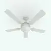 Sphere Revit Ceiling Fan Family in 3D and rendered in black and white (ambient occlusion style) to show the details and shapes better. This family is fully parametric, easy to use and ready to render. Just load it into your project, select the materials (or use the default ones) and hit the render button for instant results. Ideal for adding a touch of livability to your renders this Sphere Revit Ceiling Fan Family will elevate your projects to new heights instantly.