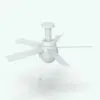 Modern Revit Ceiling Fan Family in a different 3D view to show all the components of this fan. Whether you need a decoration object or a focal point, this modern Revit ceiling fan family will certainly do the job!