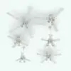 Classic Ceiling Fan Revit Family in different sizes and configurations to showcase its parametric flexibility. This Revit family allows you to change the number of blades, the length of the blades, the drop from the ceiling, the materials and much more to really make it your own in terms of design. Don't wait any longer and add this Classic Ceiling Fan Revit Family to your cart now!