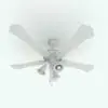 Classic Ceiling Fan Revit Family in 3D and rendered in black and white (ambient occlusion style) to show the shapes and details a lot better. This Revit family is fully parametric, easy to use and ready to render. Just load it into your project, select the materials (or use the default ones) and hit the render button for instant results. Ideal for traditional and classic settings, this Classic Ceiling Fan Revit Family will make your spaces look complete.