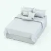 Complete Modern Revit Bed Family in 3D and rendered in black and white (ambient occlusion style) to showcase the details and shapes better. This Revit bed is fully parametric, easy to use and ready to render. Just load it into your project, select the materials (or use the provided ones) and hit the render button for instant results. Don't wait any longer and add this Complete Modern Revit Bed Family to your cart today.