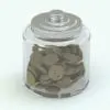 Glass Cookie Jar Decoration Revit Family in 3D and rendered with a glass material and metallic lid. Ideal to add a touch of livability and finesse to your projects, this fully parametric and easy to use Revit decor family will make your projects stand out in just a few clicks.