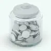 Glass Cookie Jar Decoration Revit Family in 3D and rendered in black and white (except the jar so we can see the cookies inside) to show the details better. Ideal for kitchens, cafes, dining rooms and more, this stylish and realistic looking decoration Revit family will add warmth and finesse to your 3D renderings.