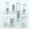 Glass Pasta Containers Revit Decor Family shown in different heights and configurations to showcase its parametric versatility. Whether you need short or tall containers, empty or filled containers or containers with or without lids, this Revit family has all the required parameters to do all this. Don't wait any longer and add this Glass Pasta Containers Revit Decor Family to your cart today.