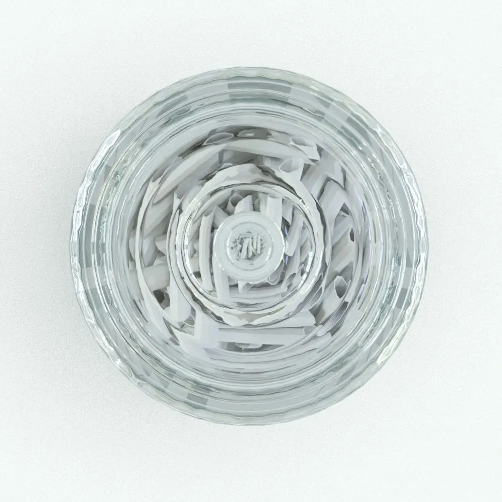 Revit Family / 3D Model - Glass Pasta Containers Revit Decor Family Top View Glass Pasta Containers Revit Decor Family in top view and rendered in ambient occlusion style (except the container so we can see the pasta inside). Ideal for modern and traditional interior design projects, this decoration Revit family will add warmth and charm to your 3D renderings and Revit projects.