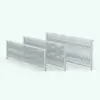 Interlaced Elliptical Revit Railing Family shown in the three different heights that it comes (standard heights). Ideal for traditional to contemporary interior design projects, this parametric Revit railing will make your projects stand out and feel finished. Get it today and see for yourself.