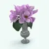 Magnolia Revit Flowers Family rendered inside of Revit with light pink colored magnolias and a rich silver vase. Ideal for interior or exterior design projects, this and all our Revit flowers are created with a hybrid technology that allows they to look realistic in any setting. Additionally, all our Revit plants include 3D Max, AutoCAD and FBX version so you can use them in different platforms.