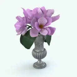 Magnolia Revit Flowers Family rendered inside of Revit with light pink colored magnolias and a rich silver vase. Ideal for interior or exterior design projects, this and all our Revit flowers are created with a hybrid technology that allows they to look realistic in any setting. Additionally, all our Revit plants include 3D Max, AutoCAD and FBX version so you can use them in different platforms.