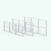Metallic 2-Section Revit Railing Family in the three different heights it comes in. This family is parametric and it will also allow you to select the materials so you can blend it seamlessly to your design language. Ideal for modern and contemporary interior design projects, this Metallic 2-Section Revit Railing Family will make your spaces stand out.