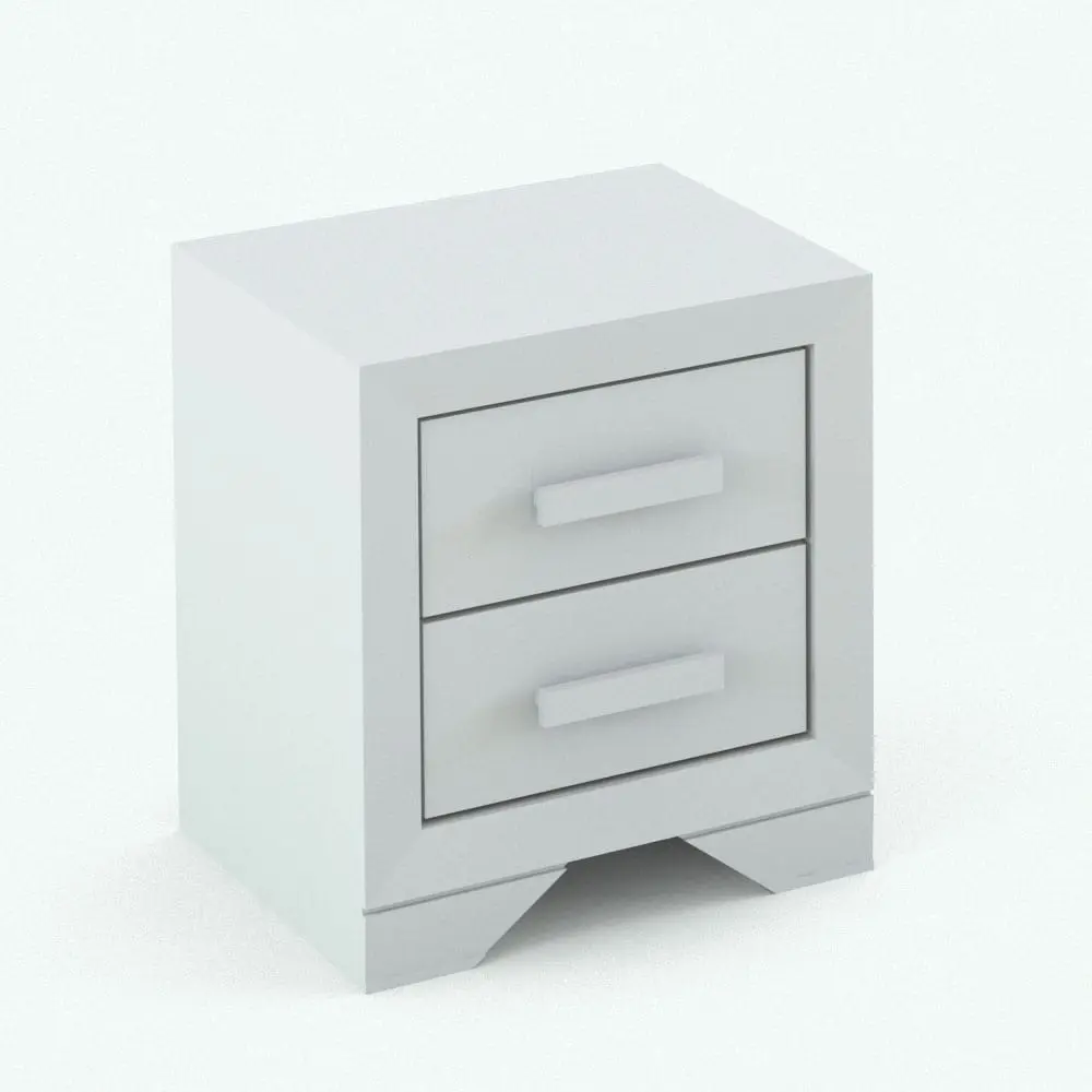 Revit Family / 3D Model - Night Stand in the Rectangular Handles Bedroom Revit Furniture Set Revit night stand family in 3D and rendered in black and white. This night stand is part of the Revit furniture set that also includes a bed, a dresser and a chest of drawers, so you can complete your bedroom design in just a few clicks. Get this Revit night stand today and be part of the Blackbee3D family.