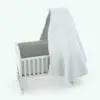 Rocking Cradle Revit Furniture Family in 3D and rendered without any materials (ambient occlusion style) to showcase the shapes and details better. This Revit family is fully parametric, easy to use and ready to render and it includes the textures shown on the main image of this product. Just load it into your project, select the materials and hit the render button for instant results. Get it now and see for yourself how this Rocking Cradle Revit Furniture Family will transform your spaces in just a few clicks.