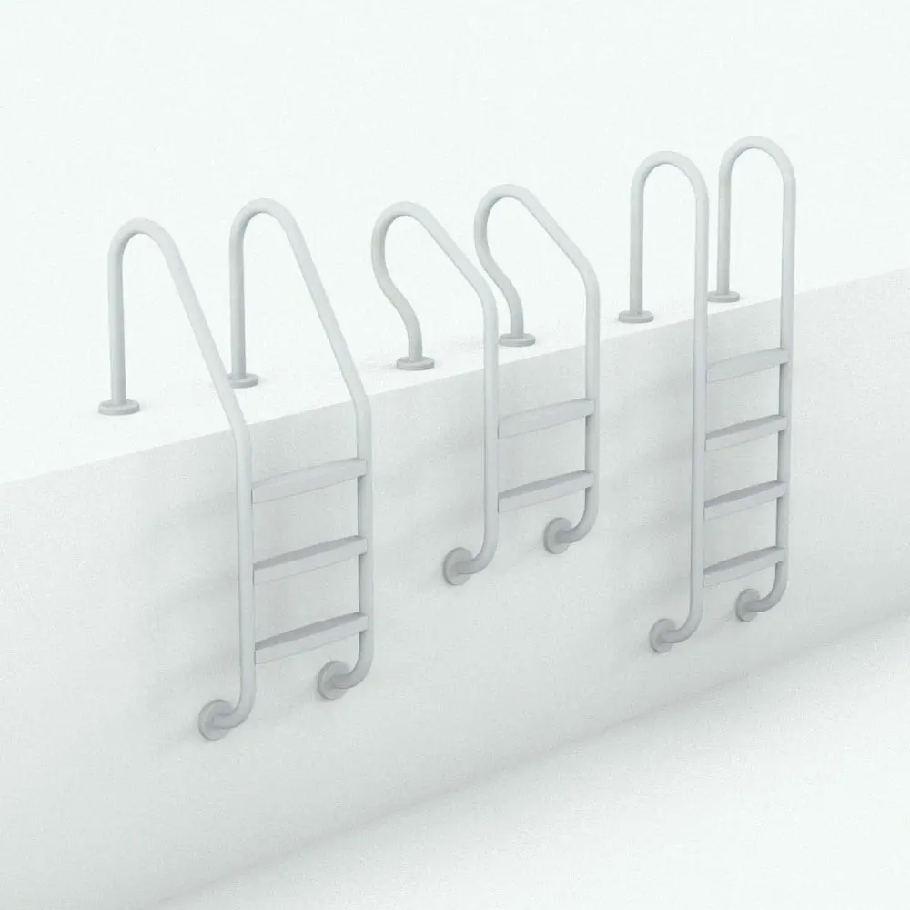 Revit Family / 3D Model - Roman Pool Ladder Revit Family / 3D Model - Roman Pool Ladder. This swimming pool Revit family comes with 3 options of ladders to choose from for further customization.