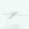Simple Ceiling Fan Revit Family in a different 3D view so you can see all the parts from different angles. Ideal for living rooms, bedrooms, outdoor spaces, hospitality settings and more, this fully parametric and FREE Revit family will make your spaces look alive! Get this Simple Ceiling Fan Revit Family today and see for yourself.