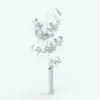 Tiger Lily Revit Plant Family in 3D and rendered in black and white to show the details better. Ideal for adding a touch of warmth to your interior design projects, this Revit plant will also streamline your workflow in just a few clicks.