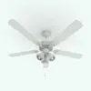 Traditional Elegant Ceiling Fan Revit Family in 3D and rendered in black and white (ambient occlusion style) to showcase its details and shapes better. This Revit family is fully parametric, easy to use and ready to render. Just load it into your project, select the materials (or use the provided ones) and hit the render button for instant results. Ideals for traditional to contemporary interior design settings, this Traditional Elegant Ceiling Fan Revit Family will elevate your spaces to new heights.