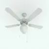 Traditional Ceiling Fan Revit Family in 3D and rendered in black and white (ambient occlusion style) to show the details better. This Revit family is fully parametric, easy to use and ready to render. Just load it into your project, select the materials (or use the provided ones) and hit the render button for instant results. Don't wait any longer and get this Ceiling Fan Revit Family today.