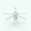 Traditional Ceiling Fan Revit Family in a different 3D view to show all the parts and components of the family. Ideal for traditional to contemporary interior design settings, this Revit ceiling fan will make your spaces feel complete and livable. Get it today and see for yourself.