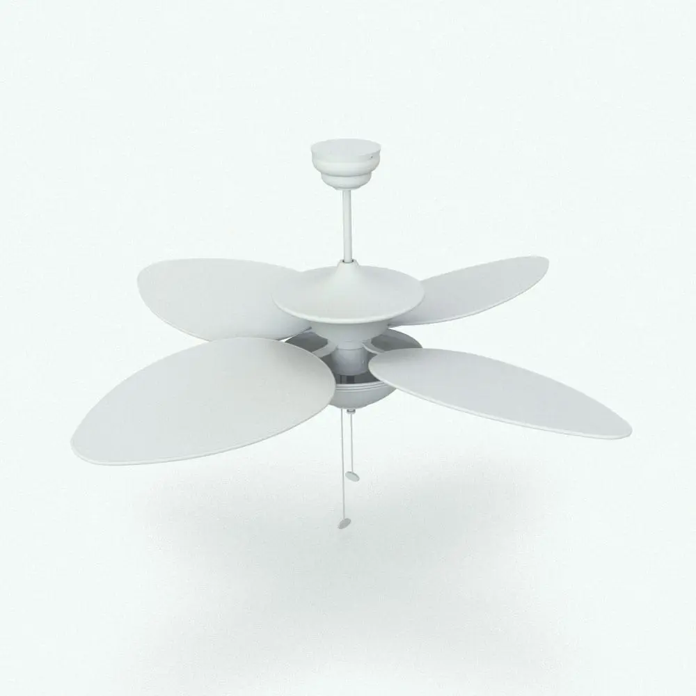 Revit Family / 3D Model - Lighted Tropical Ceiling Fan Revit Family Perspective 2 Lighted Tropical Ceiling Fan Revit Family in a different 3D to show the details and components of this Revit family a lot clearer. This family is fully parametric, easy to use and ready to render. Just load it into your project, load the provided textures (or use your own) and hit the render button for instant results. Don't wait any longer and add this Lighted Tropical Ceiling Fan Revit Family to your assets today.