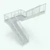Revit Family / 3D Model - Wood and Cables Railing on Stair 1. Whether you use it in stairs, ramps or balconies, this Revit railing family will adapt seamlessly to any project.