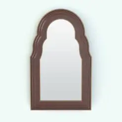 Arch Wall Revit Mirror Family in 3D and rendered with a dark wood finish. Ideal for modern and traditional interior design projects, this Revit mirror family will make your spaces look finished and elegant. Don't let this opportunity go by and add this Revit mirror to your personal assets today.