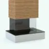 Glass Enclosed Revit Fireplace Family in 3D and rendered with a light wood finish and marble heart. This fully parametric Revit family can seamlessly blend into any of your Revit project. Plus, it also comes with a chimney and a log grate family for enhanced realism. Don't let this opportunity go by and add this Glass Enclosed Revit Fireplace Family to your assets today.