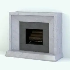 Modern Stone Revit Fireplace Family in 3D and rendered in a white marble finish with gray accents. This Revit family is fully parametric, easy to use and ready to render. Just load it into your project, load the provided textures (or use your own) and hit the render button for instant results Don't let this opportunity go by and add this Modern Stone Revit Fireplace Family to your cart today.