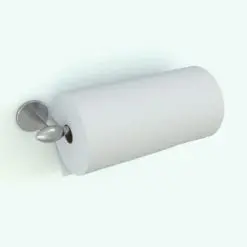 Paper Towel Dispenser Revit Family Wall Mounted in 3D and rendered in a stainless steel finish. Ideal for kitchens, restaurants, commercial spaces and more, this modern-looking paper towel dispenser Revit family will make your spaces look livable and finished. Get it today and see for yourself.