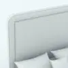 Revit Family / 3D Model - Revit Bed Family With Contemporary Headboard Detail