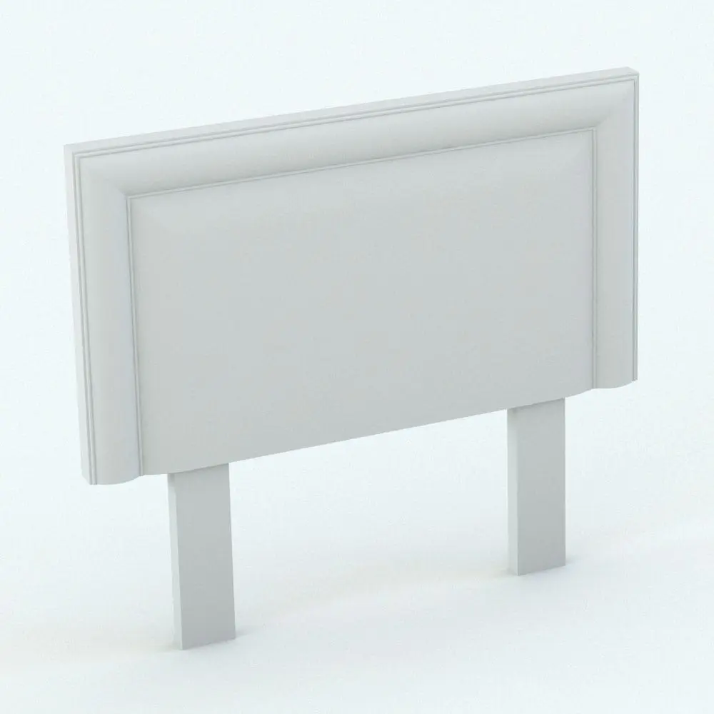 Revit Family / 3D Model - Headboard in this Revit Bed Family With Modern Headboard Revit Family / 3D Model - Revit Bed Family With Modern Headboard