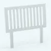Revit Family / 3D Model - Bed With Wood Slats Headboard