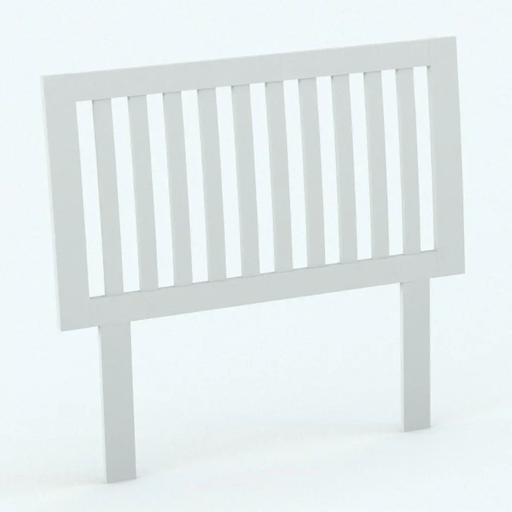 Revit Family / 3D Model - Headboard in this Revit Bed Family With Slats Revit Family / 3D Model - Bed With Wood Slats Headboard