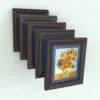 Picture Frame Revit Family Different Designs rendered with a dark wood finish for the frames and a blue inset. This Revit family is fully parametric, easy to use and ready to render. Just load it into your project, load the provided textures (or load your own for even further customization) and hit the render button for instant results. Don't wait any longer and add this Picture Frame Revit Family to your cart today.