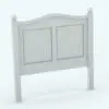 Revit Family / 3D Model - Headboard in this Revit Bed Family With Wooden Headboard