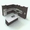 This complete Kitchen stove Revit model comes with everything you need: a Revit model pantry, a Revit refrigerator, an island with double sink, a stove and more. As a fully parametric Revit kitchen family, you'll be able to adjust its dimensions to any size of project you're working on. Ideal for modern and contemporary interior design kitchen projects, this fully parametric and easy to use L-Shape Revit Kitchen Family will transform your spaces in just a few clicks. Get it now and see for yourself.